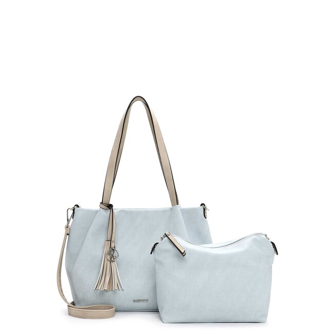 Emily & Noah 'Elke' 3 in 1 tas - Licht Blauw
