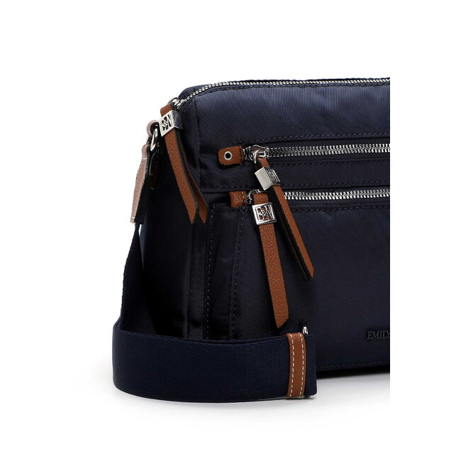 Emily & Noah 'Esther' Crossbody Bag Medium - Navy