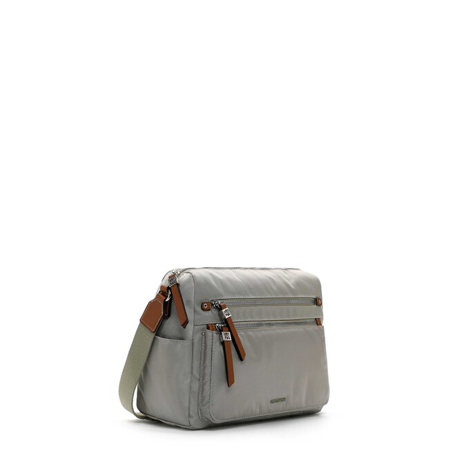 Emily & Noah 'Esther' Crossbody Bag Large - Khaki