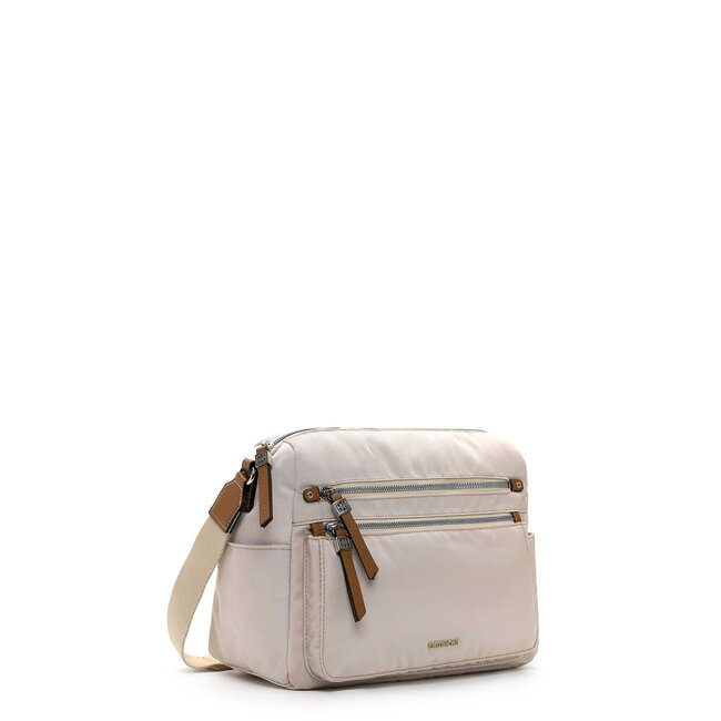 Emily & Noah 'Esther' Crossbody Bag Large - Beige
