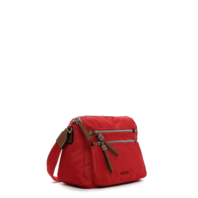 Emily & Noah 'Esther' Crossbody Bag Medium - Rood