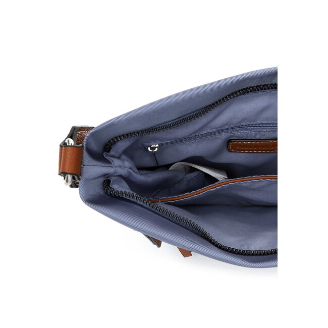 Emily & Noah 'Esther' Schoudertas - Kristal Blauw