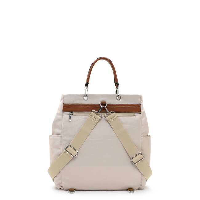 Emily & Noah 'Esther' Rugzak/Schouder/Handtas - Beige