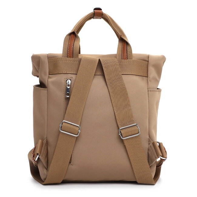 Emily & Noah 'Esther' Rolltop Rugzak - Taupe