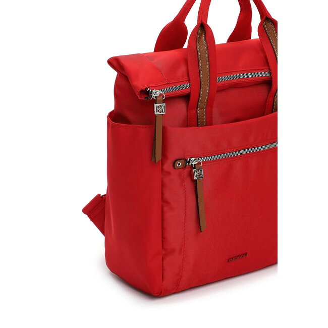 Emily & Noah 'Esther' Rolltop Rugzak - Rood
