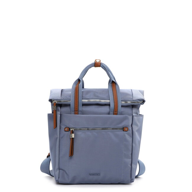 Emily & Noah 'Esther' Rolltop Rugzak - Kristal Blauw