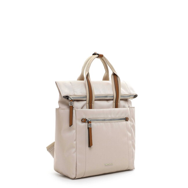Emily & Noah 'Esther' Rolltop Rugzak - Beige
