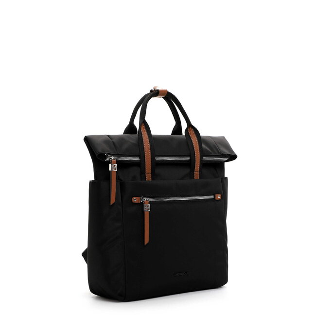 Emily & Noah 'Esther' Rolltop Rugzak - Zwart