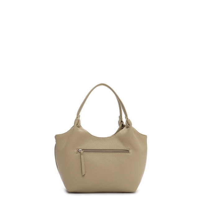 Emily & Noah 'Jeanna' Suèdelook Schouder/Handtas Klein - Kaki