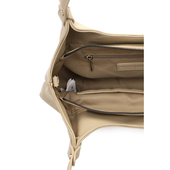 Emily & Noah 'Jeanna' Suèdelook Schouder/Handtas Klein - Kaki