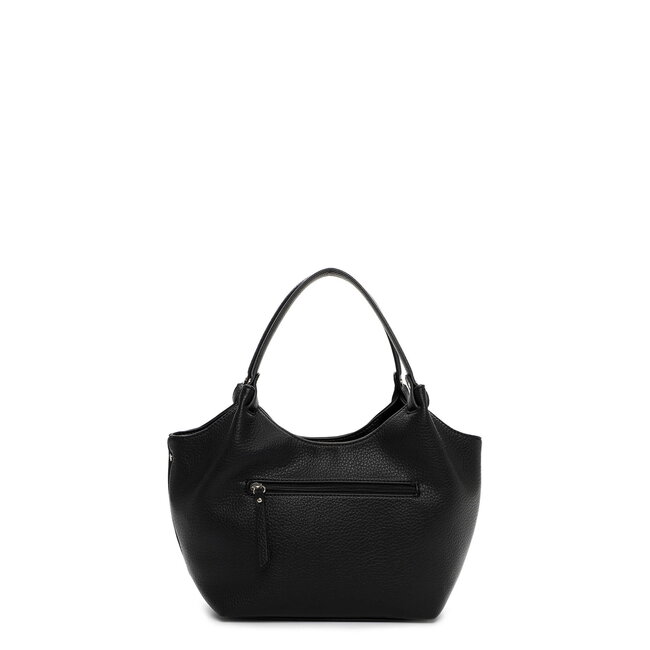 Emily & Noah 'Jeanna' Suèdelook Schouder/Handtas Klein - Zwart