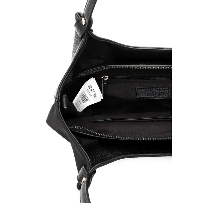 Emily & Noah 'Jeanna' Suèdelook Schouder/Handtas Klein - Zwart