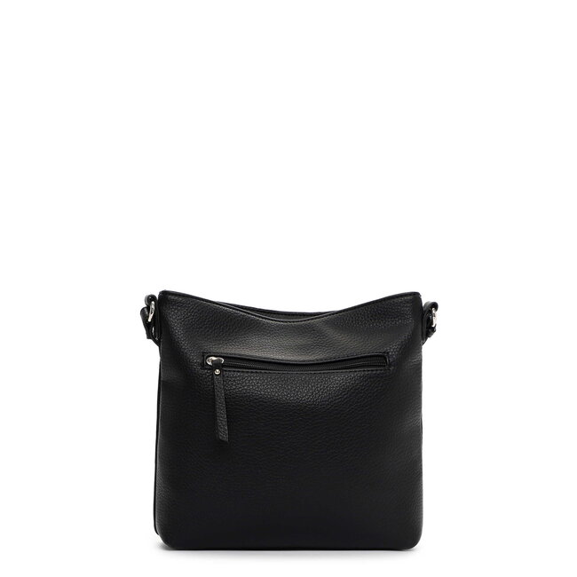 Emily & Noah 'Jeanna' Suèdelook Schoudertas - Zwart