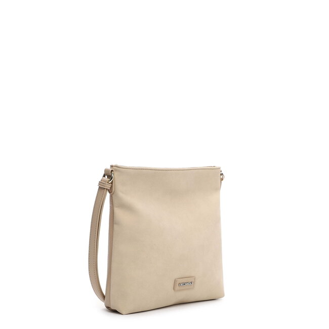 Emily & Noah 'Jeanna' Suèdelook Schoudertas - Beige