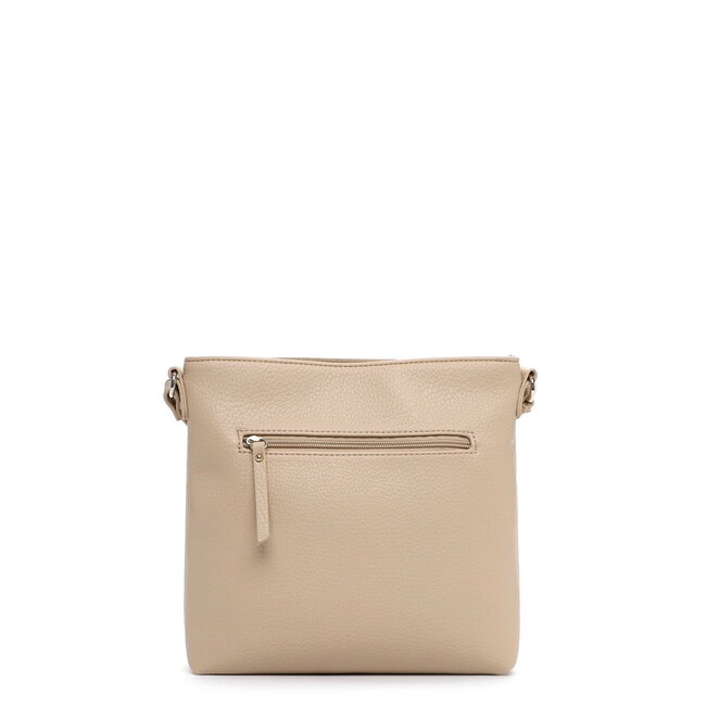 Emily & Noah 'Jeanna' Suèdelook Schoudertas - Beige