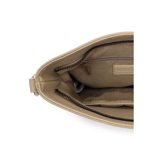 Emily & Noah 'Jeanna' Suèdelook Schoudertas - Kaki