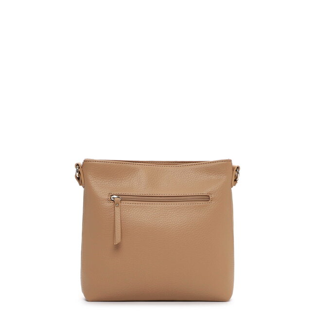 Emily & Noah 'Jeanna' Suèdelook Schoudertas - Zand