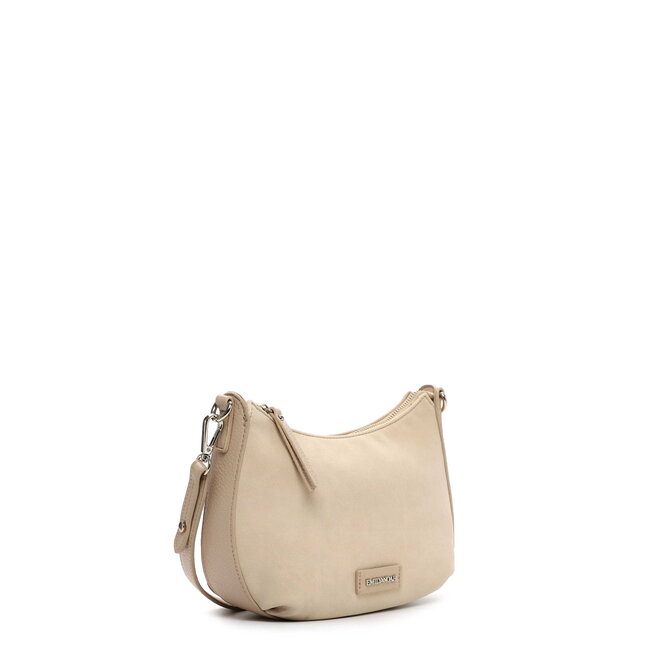 Emily & Noah 'Jeanna' Suèdelook Schoudertas Klein - Beige