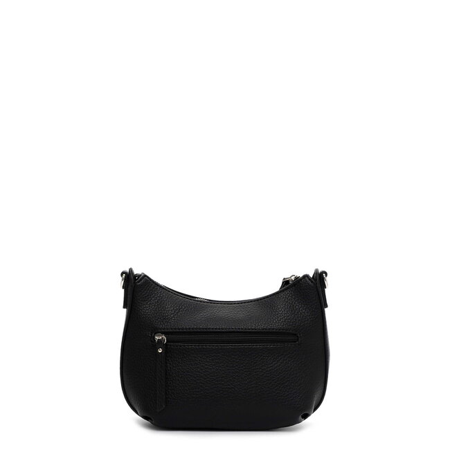 Emily & Noah 'Jeanna' Suèdelook Schoudertas Klein - Zwart