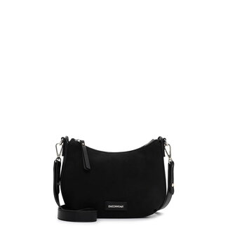 Emily & Noah 'Jeanna' Suèdelook Schoudertas Klein - Zwart