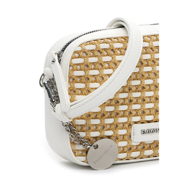 Emily & Noah 'Jella ' Crossbody/Schoudertas - Wit