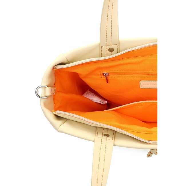 Emily & Noah 'Joeline ' Sportieve Shopper - Licht Geel