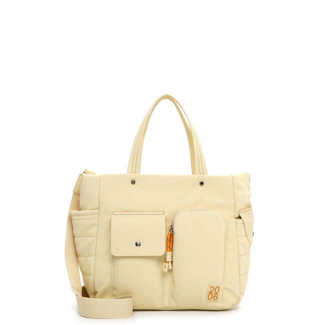 Emily & Noah 'Joeline ' Sportieve Shopper - Licht Geel