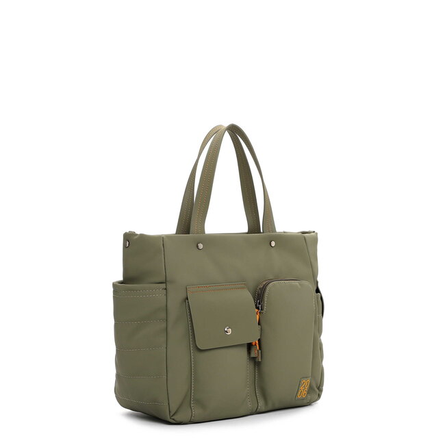 Emily & Noah 'Joeline ' Sportieve Shopper - Kaki