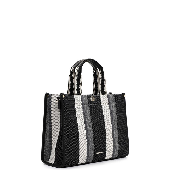 Emily & Noah 'Jasmin 'Bag in Bag Shopper - Zwart