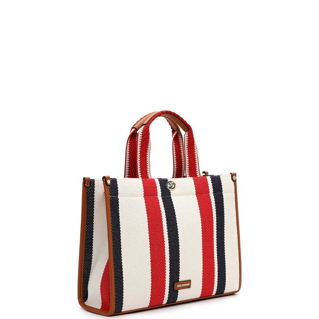 Emily & Noah 'Jasmin ' Bag in Bag Shopper - Rood