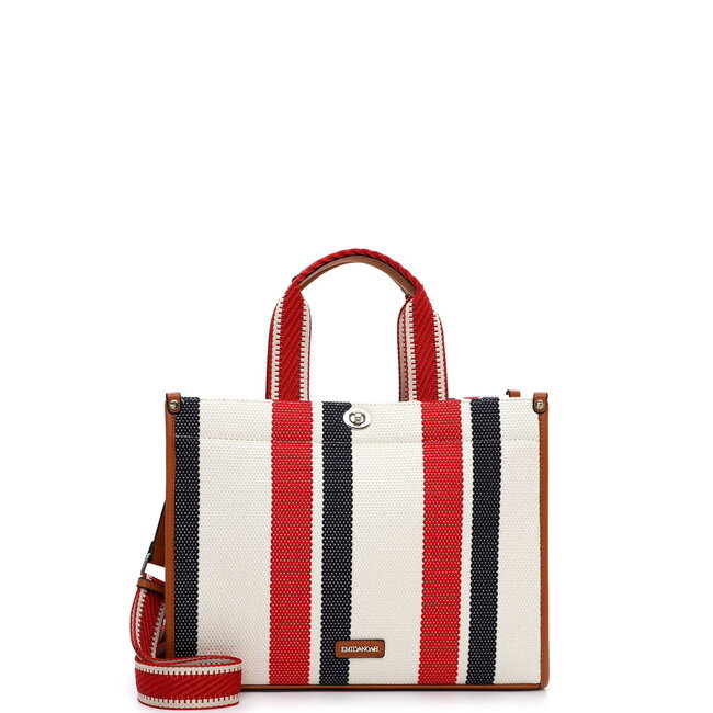 Emily & Noah 'Jasmin ' Bag in Bag Shopper - Rood
