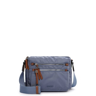 Emily & Noah 'Esther' Crossbody Bag Medium - Kristal Blauw