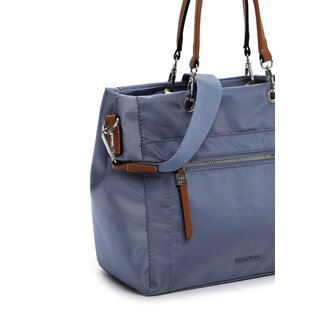 Emily & Noah 'Esther' Handtas/Schoudertas - Kristal Blauw