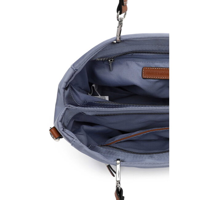 Emily & Noah 'Esther' Handtas/Schoudertas - Kristal Blauw