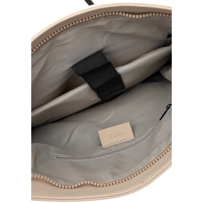 Emily & Noah 'Pessac Rue 09' Rolltop Rugzak -Zand/Taupe/Ecru