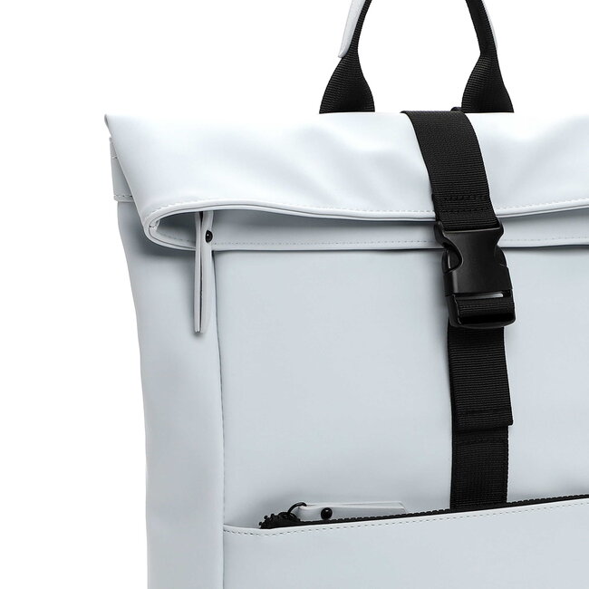 Emily & Noah 'Pessac Rue 09' Rolltop Rugzak - Licht Blauw