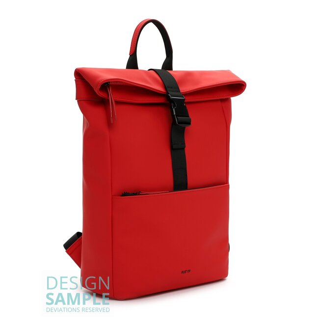 Emily & Noah 'Pessac Rue 09' Rolltop Rugzak - Rood