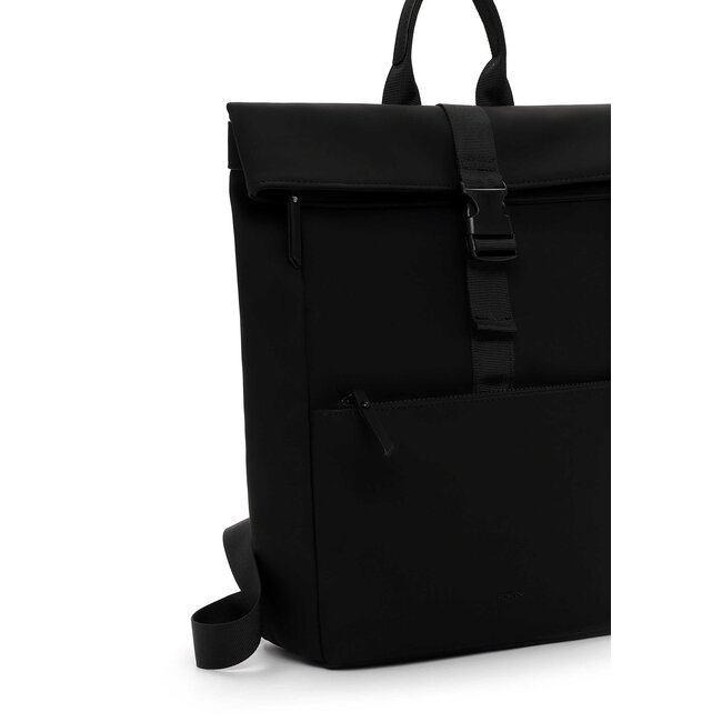 Emily & Noah 'Pessac Rue 09' Rolltop Rugzak - Zwart
