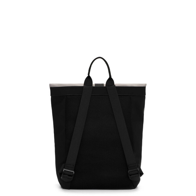 Emily & Noah 'Pessac Rue 09' Rolltop Rugzak -Zwart/Grijs