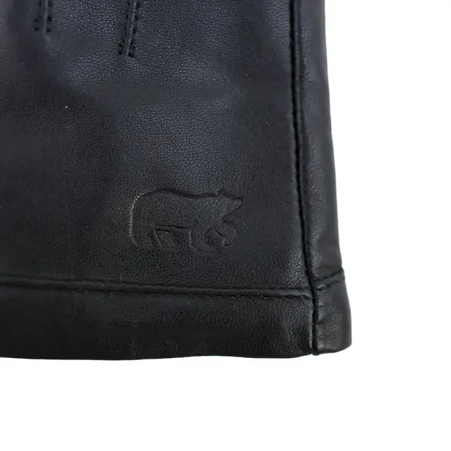 Bear Design Leren dames handschoenen 'Claudia' zwart - Maat M
