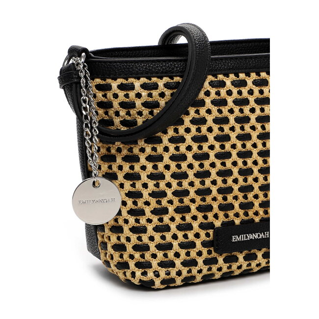 Emily & Noah 'Jella ' Crossbody/Schoudertas - Zwart