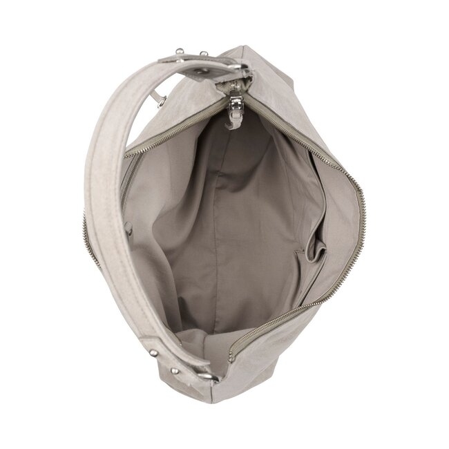 Burkely  'Vienna' Schoudertas Hobo - Grijs