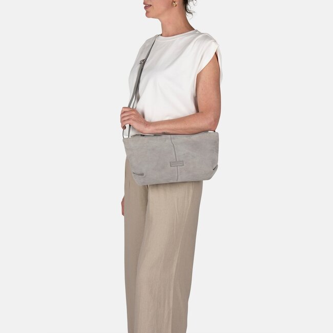 Burkely  'Vienna' Crossbody/Schoudertas - Grijs