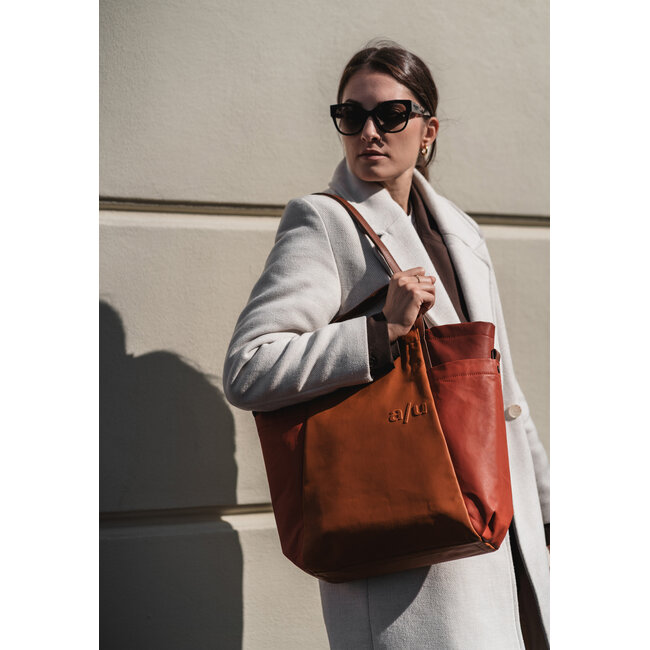 Aunts & Uncles 'Takamatsu' Honey Ginger/Rooibos/Brick Red - 10212-131