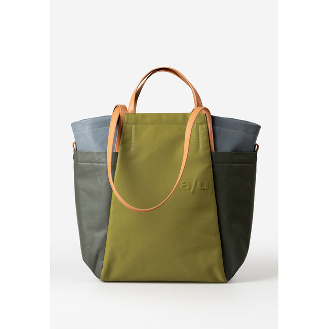 Aunts & Uncles 'Takamatsu' Shopper - Marshland/Loden/Stormy