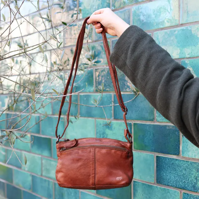 Bear Design  'Danielle' Cognac - CL 41421 Cow Lavato Collectie