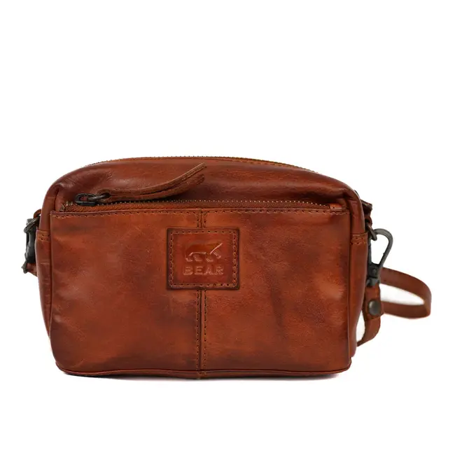 Bear Design  'Tamara' Cognac - CL 41477 Cow Lavato Collectie