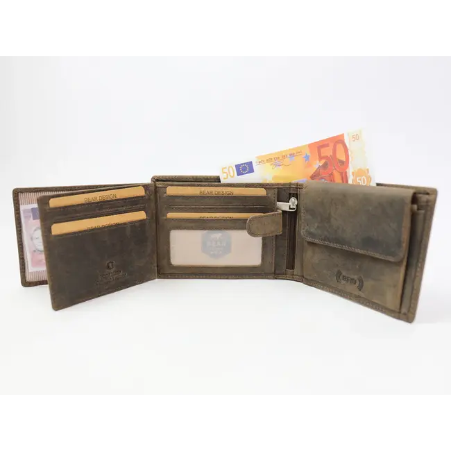 Bear Design 'Tijn' Bruin - HD2689 Dark Nature Collectie