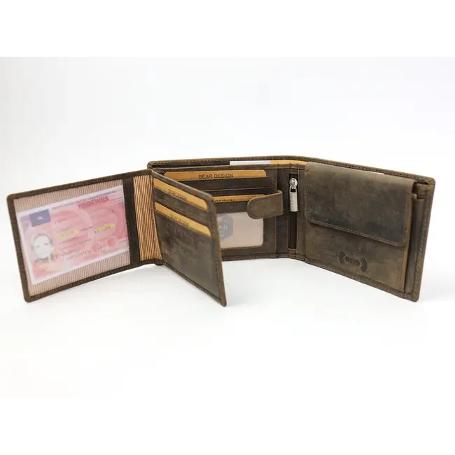 Bear Design 'Tijn' Bruin - HD2689 Dark Nature Collectie