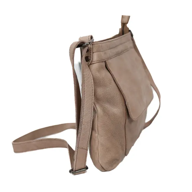 Bear Design 'Merle' Schoudertas met voorvak Grijs -  MJ2034